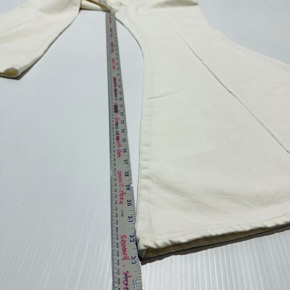 FRAME The Extreme Trouser Women's 26 Natural Clean Denim Flare Leg Jeans NWT - Picture 6 of 11